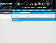 Tablet Screenshot of bmwpartsinc.com